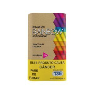 Tabaco / Fumo Rainbow Golden Brown - Bag 25g