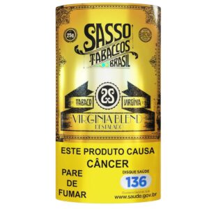 Tabaco / Fumo Sasso Tradicional Virgínia Blend - Unidade Bag de 25G